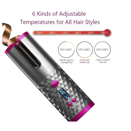 Hair Curler Iron Rechargeable auto hair curler Manufactory